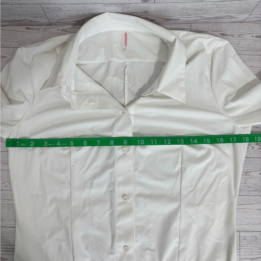 COMMANDO button down bodysuit in white - Picture 8 of 8